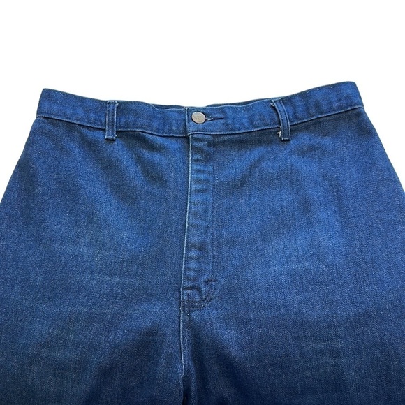 Jean St. Germain Vintage Blue Denim High Rise Straight Jeans - Size 14 - Picture 3 of 11